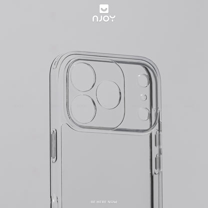 Ốp Trong Suốt Có Nút AI Chống Sốc Bảo Vệ Camera Cho Điện Thoại iPhone 17 Pro Max 16 15 14 13