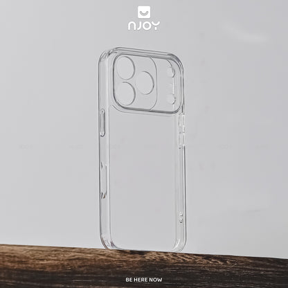 Ốp Trong Suốt Có Nút AI Chống Sốc Bảo Vệ Camera Cho Điện Thoại iPhone 17 Pro Max 16 15 14 13