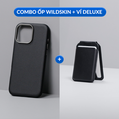 Ốp Da Magsafe Viền Kim Loại Bảo Vệ Camera Cho iPhone 17 Pro Max 16 15 14