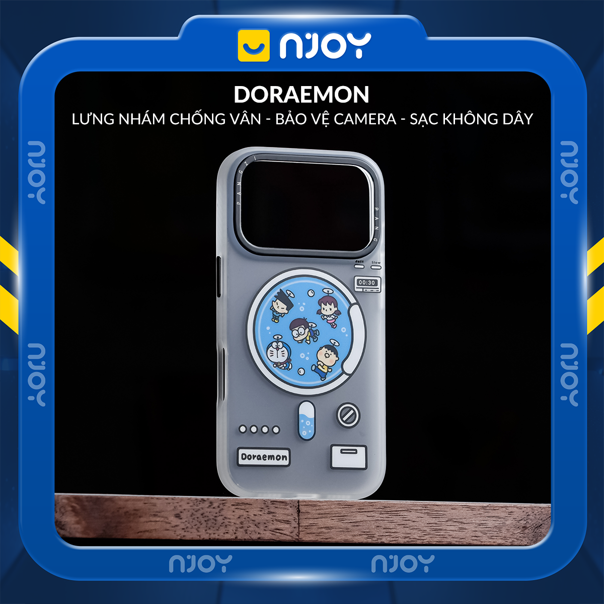 Ốp Lưng Magsafe Hình In Chống Vân Tay Bảo Vệ Camera Cho iPhone 17 Pro Max 16 15 14 13 12