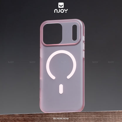 Ốp Magsafe Siêu Mỏng Nhám Mờ Chống Vân Tay Cho iPhone 12 13 14 15 16 17 Pro Max