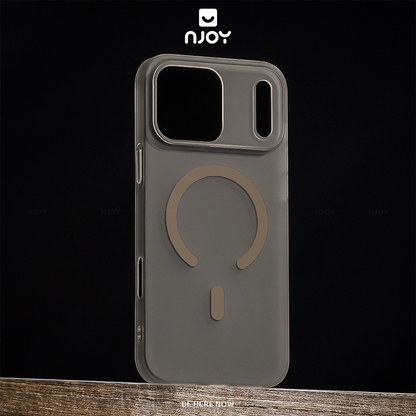 Ốp Magsafe Siêu Mỏng Nhám Mờ Chống Vân Tay Cho iPhone 12 13 14 15 16 17 Pro Max