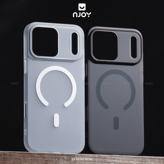 Ốp Magsafe Siêu Mỏng Nhám Mờ Chống Vân Tay Cho iPhone 12 13 14 15 16 17 Pro Max
