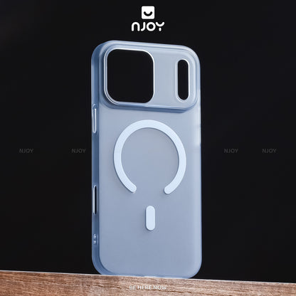 Ốp Magsafe Siêu Mỏng Nhám Mờ Chống Vân Tay Cho iPhone 12 13 14 15 16 17 Pro Max