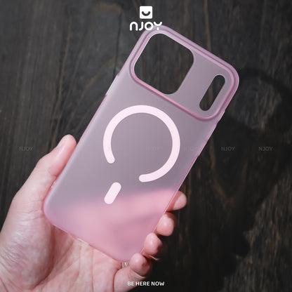 Ốp Magsafe Siêu Mỏng Nhám Mờ Chống Vân Tay Cho iPhone 12 13 14 15 16 17 Pro Max