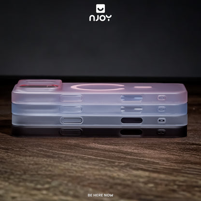 Ốp Magsafe Siêu Mỏng Nhám Mờ Chống Vân Tay Cho iPhone 12 13 14 15 16 17 Pro Max