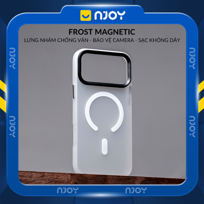 Ốp Nhám Magsafe Cao Cấp Bảo Vệ Camera Chống Vân Tay Cho Điện Thoại iPhone 17 Pro Max 16 15 14