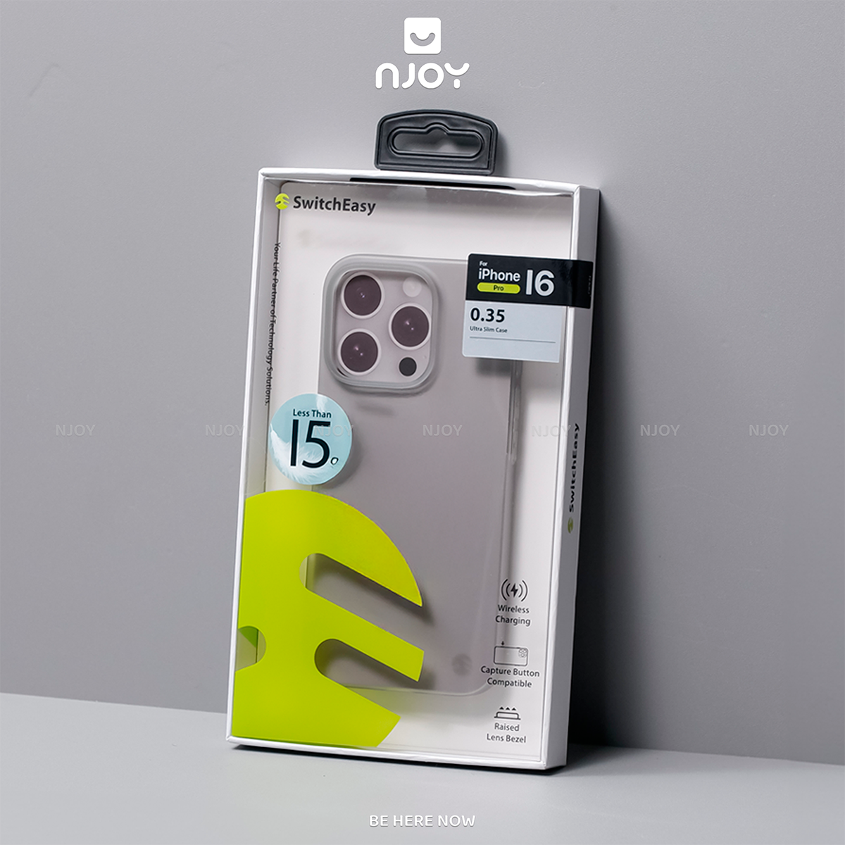 Ốp Nhám Siêu Mỏng SwitchEasy Chống Vân Tay PP Cho iPhone 17 Pro Max 16 15