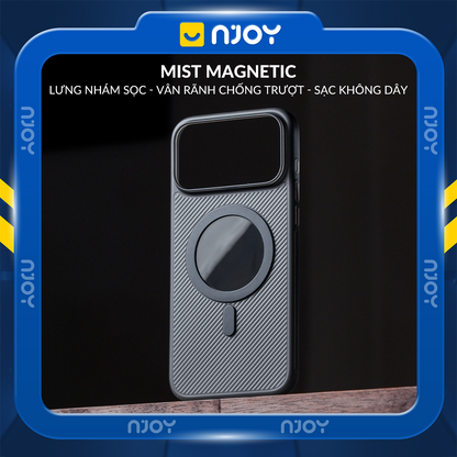 Ốp Magsafe Nhám Siêu Mỏng Mist Chống Trơn Trượt Cho iPhone 17 Pro Max 16 15 14 13 12