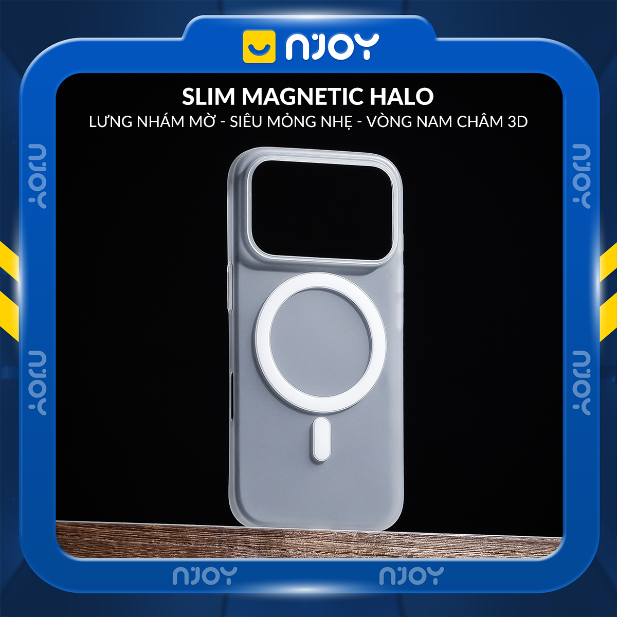 Ốp Siêu Mỏng Magsafe Nổi 3d Nhám Mờ Chống Vân Tay Cho Điện Thoại iPhone 17 Pro Max 16 15 14 13