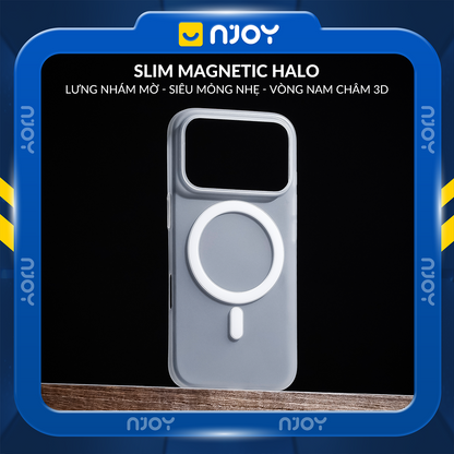 Ốp Siêu Mỏng Magsafe Nổi 3d Nhám Mờ Chống Vân Tay Cho Điện Thoại iPhone 17 Pro Max 16 15 14 13