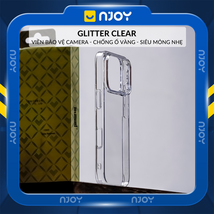 Ốp Trong Suốt Cứng Siêu Mỏng Memumi Chống Ố Vàng Cho Điện Thoại iPhone 17 Pro Max 16 15 14 13 12