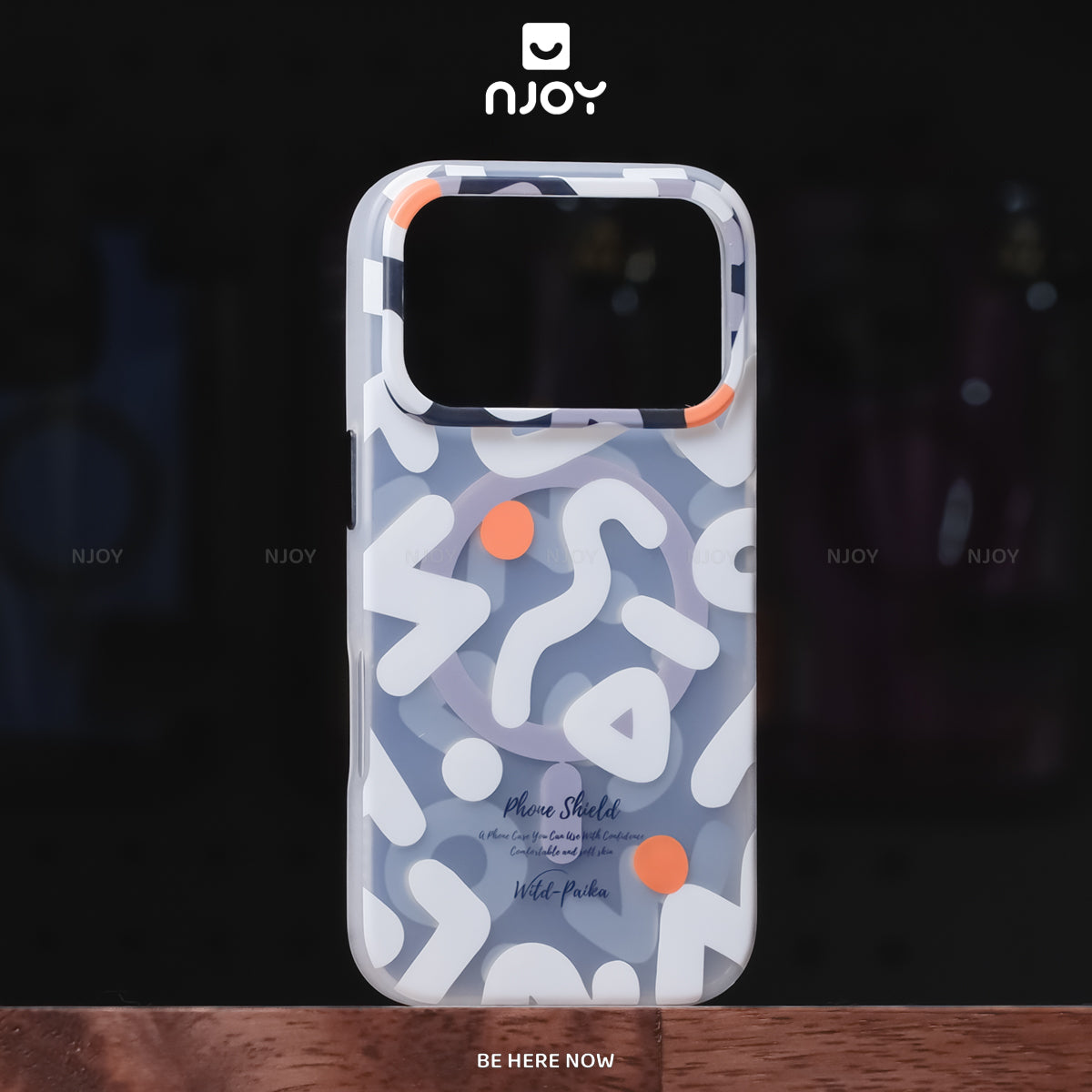 Ốp Lưng Nhám Magsafe Chống Vân Tay Họa Tiết Graffiti Cho Điện Thoại iPhone 18 Pro Max 17 16 15 14 13