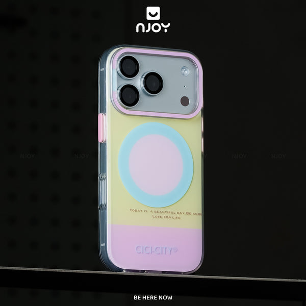 Ốp Nhám Chống Bẩn Màu Pastel Pop City Chống Sốc Cho Điện Thoại iPhone 17 Pro Max 16 15 14 13