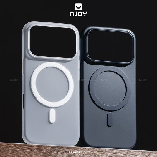 Ốp Siêu Mỏng Magsafe Nổi 3d Nhám Mờ Chống Vân Tay Cho Điện Thoại iPhone 17 Pro Max 16 15 14 13