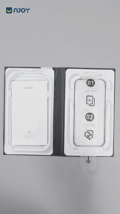 Kính Cường Lực Tự Dán Trong Suốt Wekome 6D Corning Magic Box Cho Điện Thoại iPhone 17 Pro Max 16 15 14