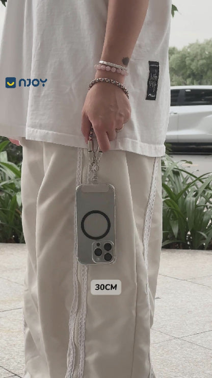 Dây Đeo Điện Thoại Kiêm Cáp Sạc Nhanh Type C To C Tiện Lợi Cho iPhone Samsung iPad