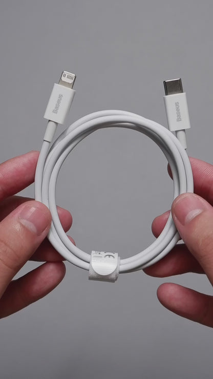 Dây Cáp Sạc Baseus 20W Type C To L Chất Liệu TPE Siêu Bền Cho Điện Thoại iPhone 14 Pro Max 13 12 11