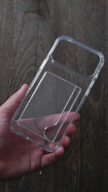 Ốp Đựng Thẻ Trong Suốt Njoy Bảo Vệ Camera Cho iPhone 17 Pro Max 16 15 14 13 12