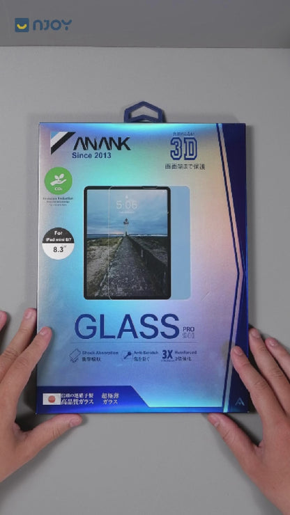 Kính Cường Lực iPad Trong Suốt Anank Cao Cấp Cho iPad Pro M1 M4 Air 5 Air 6 Mini 7 6 Gen 11 10 9 8 7