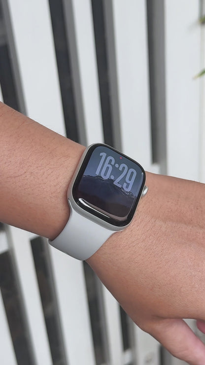 Dây Đeo Cao Su Silicon Chống Bẩn Basic Cho Đồng Hồ Apple Watch Ultra Series S11 10 9 8 7 6 SE 44/45/46/49 38/40/41/42mm