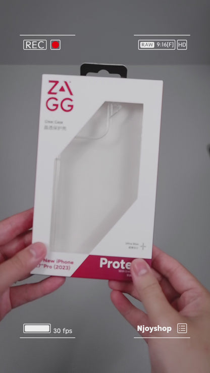 Ốp Trong Suốt ZAGG Chống Sốc Bảo Vệ Camera Cho iPhone 16 Pro Max 15 14