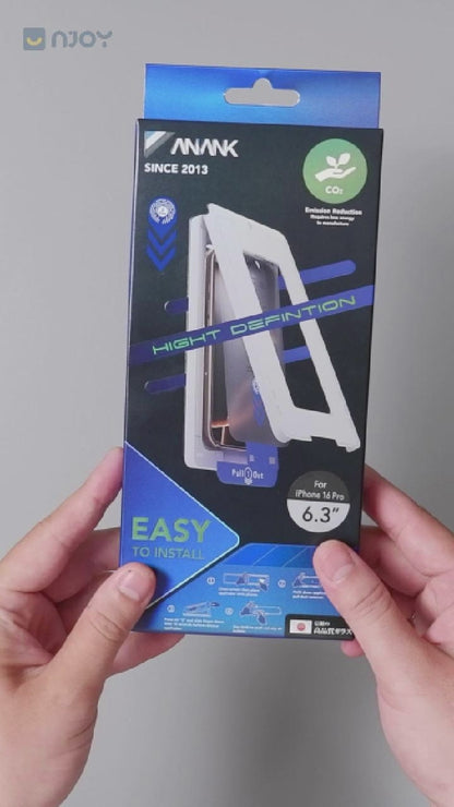 Kính Cường Lực Tự Dán Trong Suốt Anank 2.5D Siêu Mỏng Cho Điện Thoại iPhone 17 Pro Max 16 15 14 13