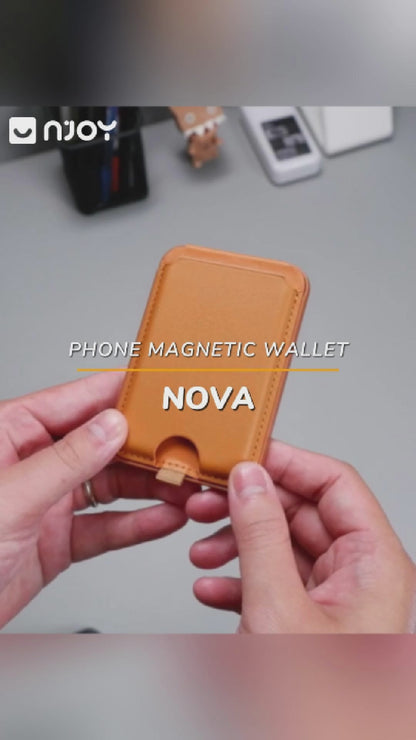 Ví Đựng Thẻ Magsafe Leather Kiêm Giá Đỡ Cho Điện Thoại iPhone 17 Pro Max 16 15 14 13 12