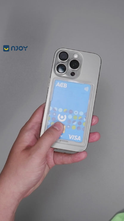 Ví Đựng Thẻ Hít Không Dây Từ Tính Siêu Mỏng Nhám Cho Điện Thoại iPhone 17 Pro Max 16 15 14 13 12