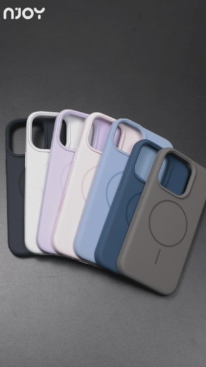 Ốp Chống Bẩn Hỗ Trợ Sạc Không Dây Từ Tính Lót Nhung Cho Điện Thoại iPhone 17 Pro Max 16 15 14 13