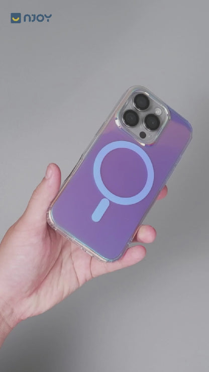 Ốp Lưng Magsafe Tráng Gương Phản Quang Cho iPhone 17 Pro Max 16 15 14 13