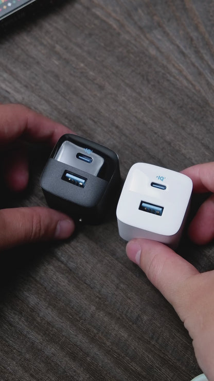 Củ Sạc Anker 2 Cổng Sạc Usb Type C Công Suất 33W Nhỏ Gọn Có Thể Gấp Gọn Cho iPhone iPad Airpods