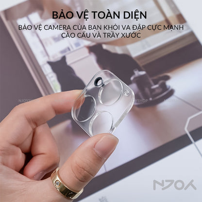 Cường Lực Camera 9H Trong Suốt Cho iPhone 16 Pro Max 15 14 13 12 11