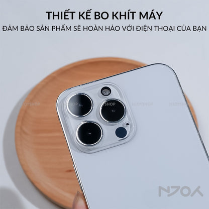 Cường Lực Camera Trong Suốt 9H Cho Điện Thoại iPhone 16 Pro Max 15 14 13 12 11