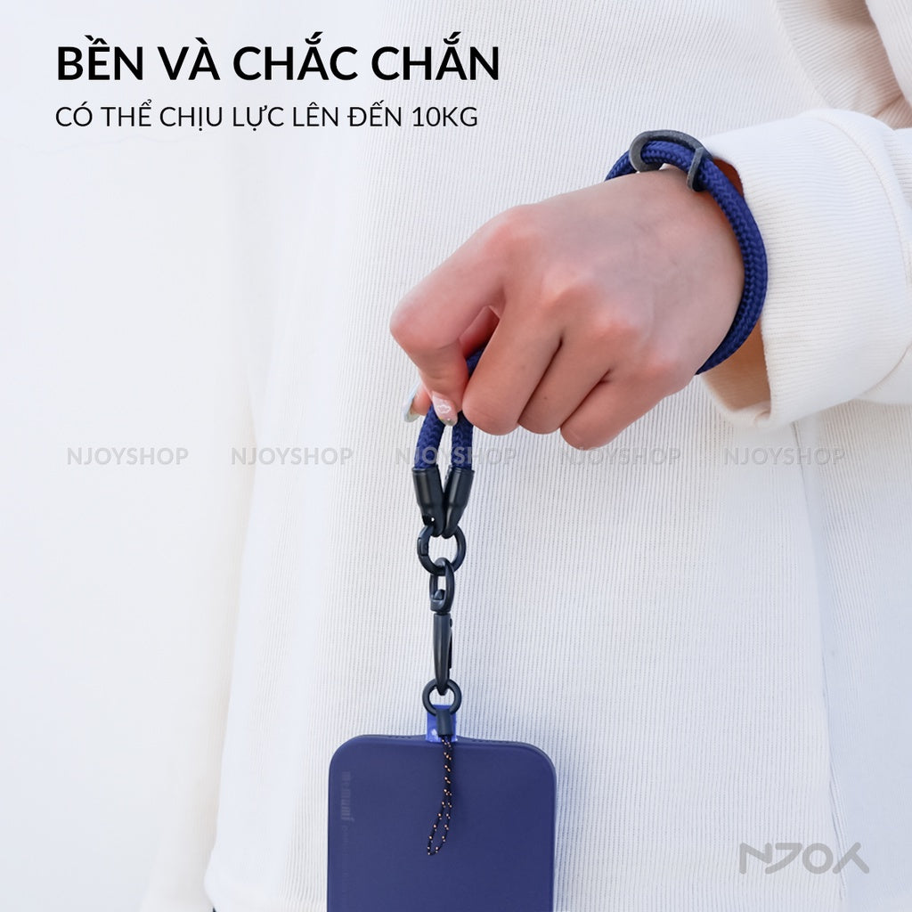 Tag Trong Suốt Hỗ Trợ Gắn Cho Dây Đeo Điện Thoại Không Cần Dán