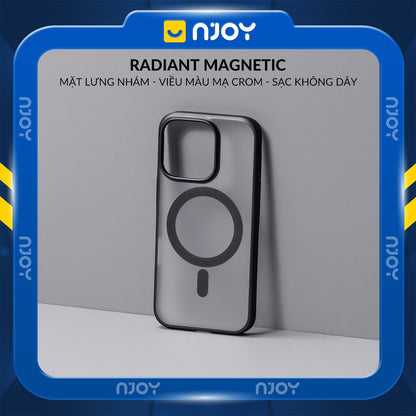 Ốp Lưng Nhám Magsafe Si Crom Sang Trọng Cho Điện Thoại iPhone 17 Pro Max 16 15 14 13