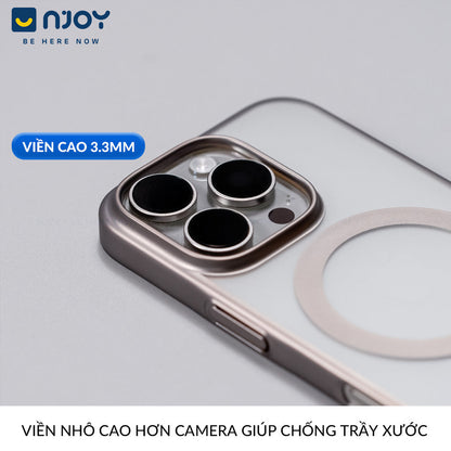 Ốp Lưng Nhám Magsafe Si Crom Sang Trọng Cho Điện Thoại iPhone 17 Pro Max 16 15 14 13