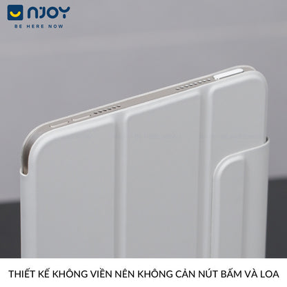 Ốp iPad Siêu Mỏng Hít Nam Châm Có Khay Đựng Bút Cho iPad Mini 6 7 Pro 18 20 M1 M2 M4 Air 4 5 6 7