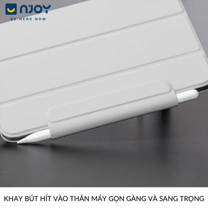 Ốp iPad Siêu Mỏng Hít Nam Châm Có Khay Đựng Bút Cho iPad Mini 6 7 Pro 18 20 M1 M2 M4 Air 4 5 6 7