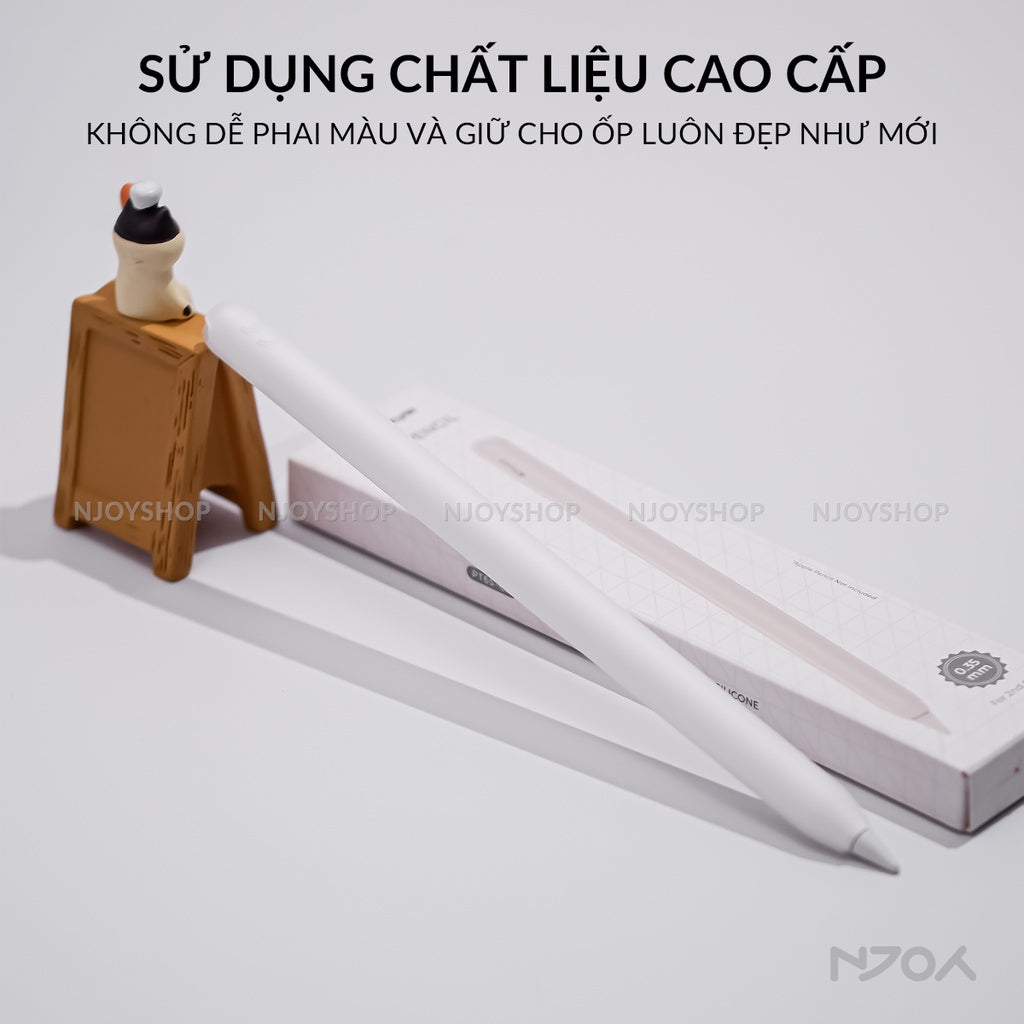 Vỏ Bao Ốp Silicon Siêu Mỏng Ahastyle Hỗ Trợ Sạc Không Dây Từ Tính Cho Bút Cảm Ứng Apple Pencil 2