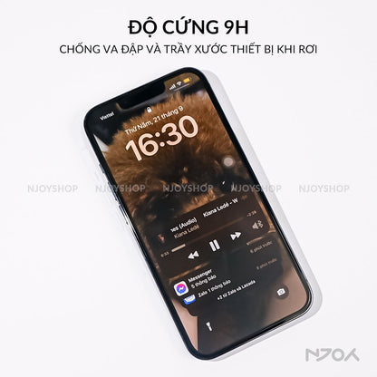 Kính Cường Lực Chống Vân Tay Cho iPhone 17 Pro Max 16 15 14 13 12 11 XsMax