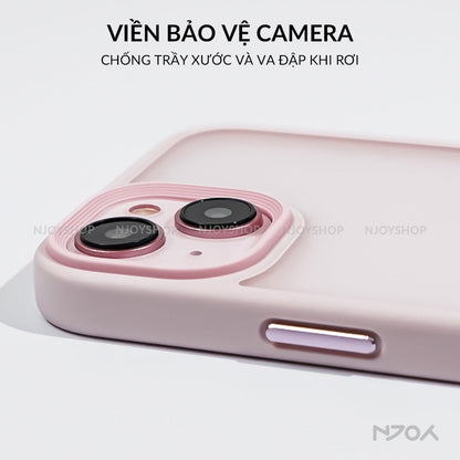 Ốp Lưng Nhám Chống Vân Likgus Bảo Vệ Camera Cho iPhone 17 Pro Max 16 15 Pro 14 13