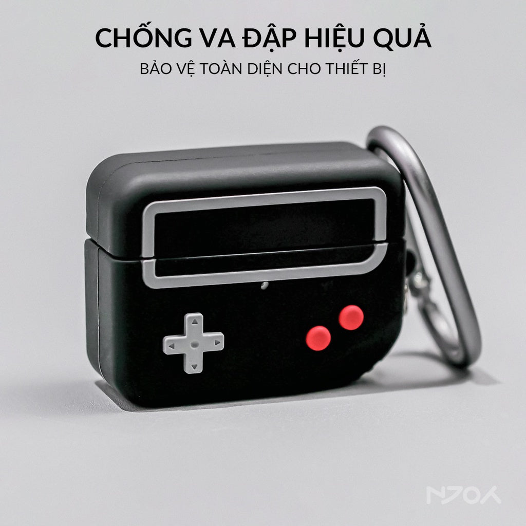 Ốp Silicon In Hình Ahastyle Kèm Móc Khóa Cho Tai Nghe Airpods Pro 3 2 Airpods 4