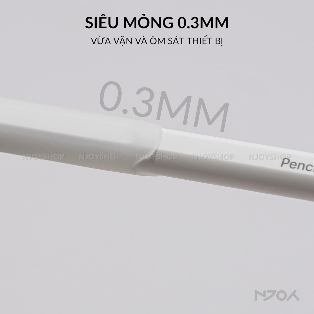 Vỏ Bao Ốp Silicon Siêu Mỏng Ahastyle Hỗ Trợ Sạc Không Dây Từ Tính Cho Bút Cảm Ứng Apple Pencil 2