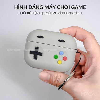 Ốp Silicon Máy Chơi Game Ahastyle Chất Liệu Silicon Kèm Móc Khóa Cho AirPods Pro 2 3 Airpods 4