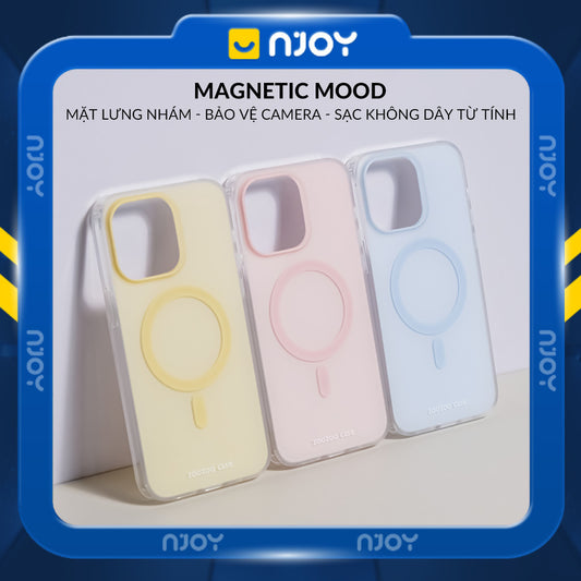 Ốp Magsafe Lưng Nhám Chống Bẩn Màu Pastel Cho iPhone 16 Pro Max 15 14 13 12