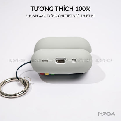 Ốp Silicon Máy Chơi Game Ahastyle Chất Liệu Silicon Kèm Móc Khóa Cho AirPods Pro 2 3 Airpods 4