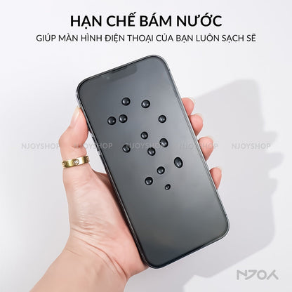 Kính Cường Lực Chống Vân Tay Cho iPhone 17 Pro Max 16 15 14 13 12 11 XsMax