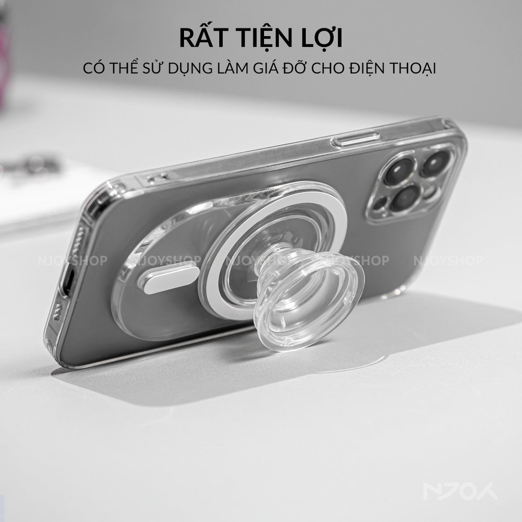 Giá Đỡ Điện Thoại Popsocket Magsafe Nam Châm Từ Tính Cho Điện Thoại iPhone 16 Pro Max 15 14 13