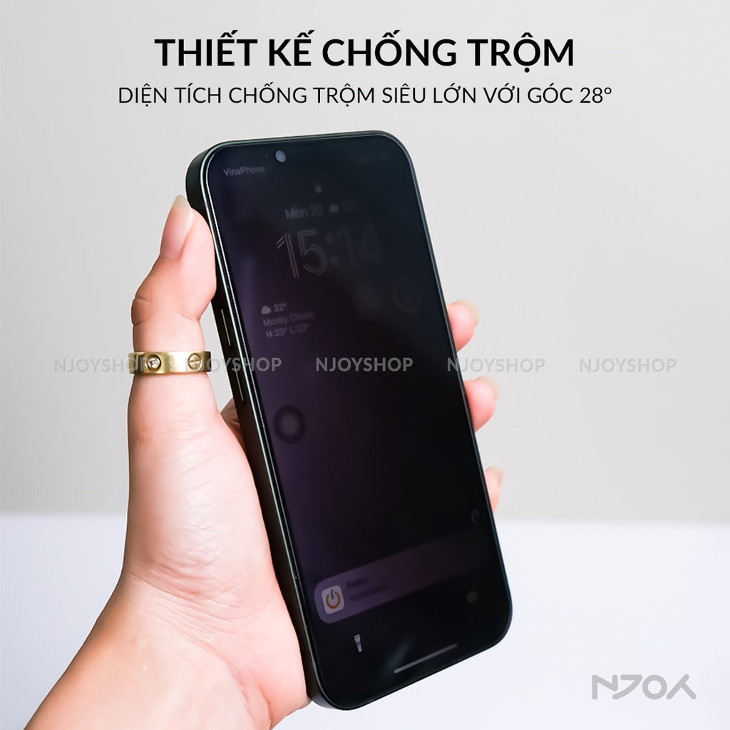 Kính Cường Lực Chống Nhìn Trộm Khung Tự Dán Cho iPhone 18 Pro Max 17 16 15 14 13 12 11